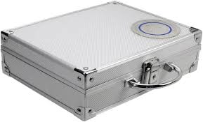 Valise Numismatique Aluminium 236 - Rangement 180 Pièces de 5 Euros