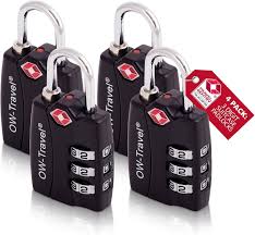 Cadenas TSA OW-Travel avec Indicateur d'Ouverture pour Valise