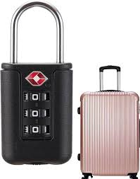 Serrure TSA à Câble pour Bagages - Cadenas à Combinaison 3 Chiffres