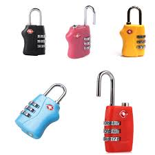 Verrou TSA 3 pour Valise - Cadenas de Voyage Assorti