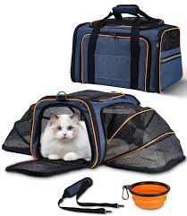 Sac de Transport Extensible pour Animaux - Bleu Marine