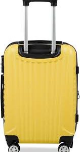 Valise Cabine ABS Jaune TRAVEL ONE