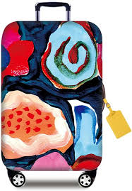 Housse de Valise Élastique Graffiti Artistique FANSU