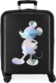 Valise Cabine Mickey 100 Special Shine - 40 cm Silver Noir