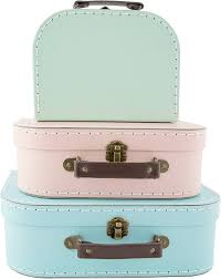 Sass & Belle : Lot de 3 Valises de Rangement