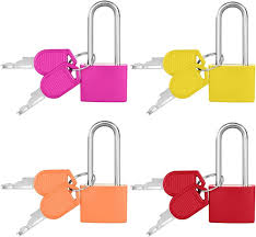 Flintronic 4PCS - Cadenas à Bagage avec 2 Clés