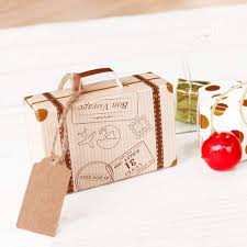 50 Boîtes à Dragées Vintage - Sac de Bonbons pour Fête