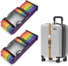 Sangles de Valise Arc-en-Ciel - Lot de 2