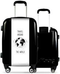 Valise Cabine CALIBAG Around The World - Noir