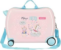 Valise Cabine Licorne Magique Rose 38x55x20 cm