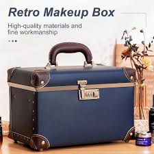 Valise Maquillage Vintage Mignonne et Portable