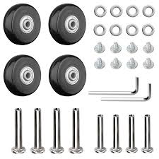 Roues de Valise Vueinrg 50mm x 18mm - 4 Pièces
