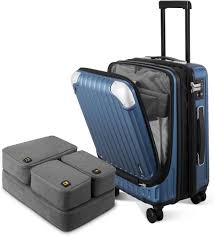 LEVEL8 Valise Extensible avec 4 Organisateurs
