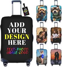 Housse de Valise Personnalisée avec Photo et Nom
