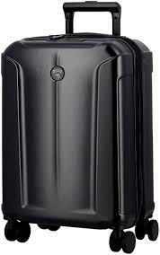 Valise Cabine Extensible JUMP 4 Roues Glossy - Noir