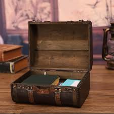 Coffre Vintage Natudeco en Bois