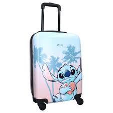 STITCH - Valise Rigide ABS pour Enfants
