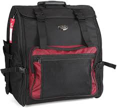 Sac à Dos à Roulettes pour Accordéon 48 Basses - Noir
