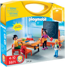 Valisette Maîtresse et Élèves - Jeu de Construction Playmobil