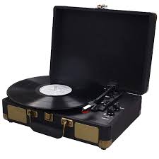 CCKUHN Platine Vinyle avec Haut-parleurs Intégrés