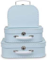 Jewelkeeper - Lot de 3 Valises en Carton
