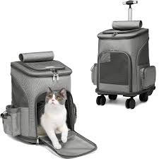 Sac à Dos de Voyage pour Animaux à Roulettes