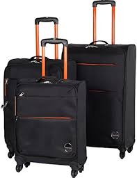 Ensemble de 3 Valises Souples Murano en Nylon Water Résistant