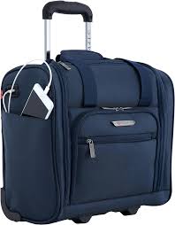 Bagage à Main Intelligent sous Siège 15'' avec Port USB - Bleu Marine