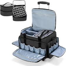Organisateur à Roulettes pour Vernis à Ongles - 90 Bouteilles