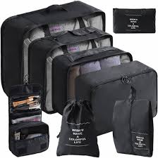 Organisateur de Valise - Lot de 8 Sacs de Rangement PHOGARY