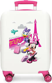 Valise Minnie Party pour Enfant - Blanche