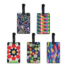 Étiquettes à Bagage en Silicone Natuce - 5 Pièces