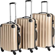 Lot de 3 Valises Trolley Rigides