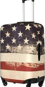 Étui de Voyage Vintage USA avec Fermeture Éclair