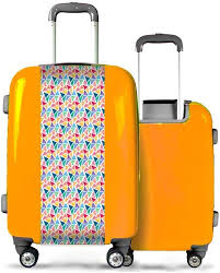 Valise Cabine Mosaïque Orange