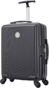 Valise Cabine ZIFEL 50CM Gris Foncé avec Cadenas à Code