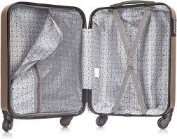 Valise Cabine Dorée ZIFEL 50 cm - 4 Roues & Cadenas à Code