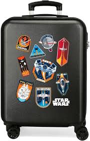 Valise Cabine Star Wars - Rigide Noire 38x55x20 cm avec 4 Roues