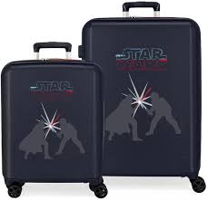 Set de Valises Star Wars Bleu 55/70 cm avec Serrure TSA