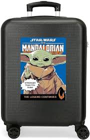 Valise de Cabine Mandalorian Noire - 38x55x20 cm