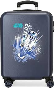 Valise Cabine Star Wars Droïdes – Bleu Marine 38x55x20 cm