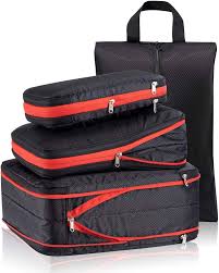 Meowoo : Organisateur de Valise avec Compression - Lot de 4