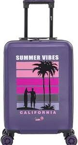 Valise Cabine Aérial California - 4 Roues Doubles Violet