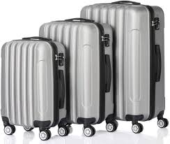 Ensemble de Valises à Roulettes en ABS - Gris 50
