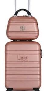 Valise Cabine + Vanity Les Petites Bombes - 36L en Rose