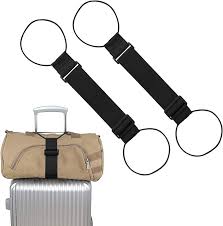 Lot de 2 Ceintures Élastiques de Fixation pour Bagages
