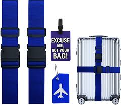 Sangles Réglables pour Valise - 2 Pièces