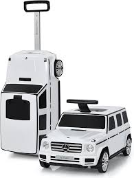 Valise Enfant Voiture 2-en-1 avec Roulettes