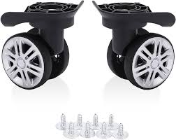 Roulettes Doubles pour Valise - 9 x 6 cm