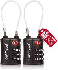 Cadenas TSA à Code 3 Chiffres pour Valise OW-Travel